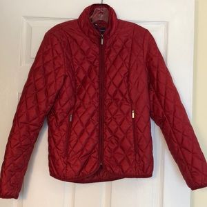 Lands' End Red Packable Primaloft Jacket - Sz S